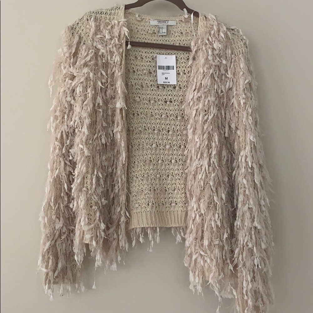 Shaggy cardigan